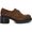 Mocassini donna camoscio marrone
