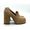 Mocassino donna camoscio beige