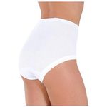 Mutande bianche cotone donna
