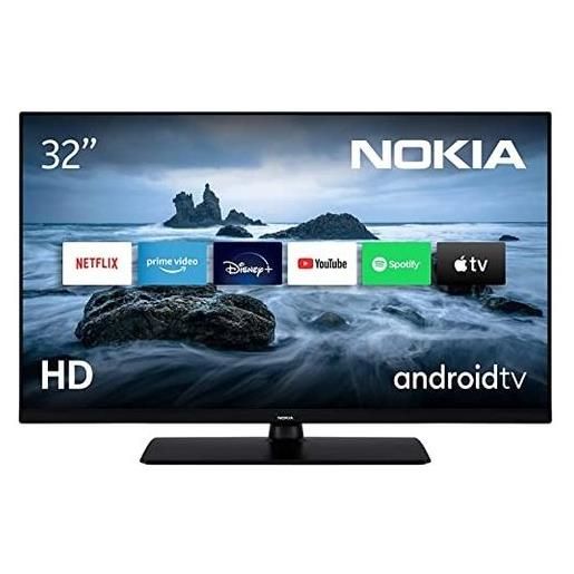 Nokia 39 Pollici (98 cm) HD Ready Televisori Smart Android TV (DVB-C/S2/T2,  Netflix, Prime Video, Disney+) - HNE39GV210 - 2023 : : Elettronica
