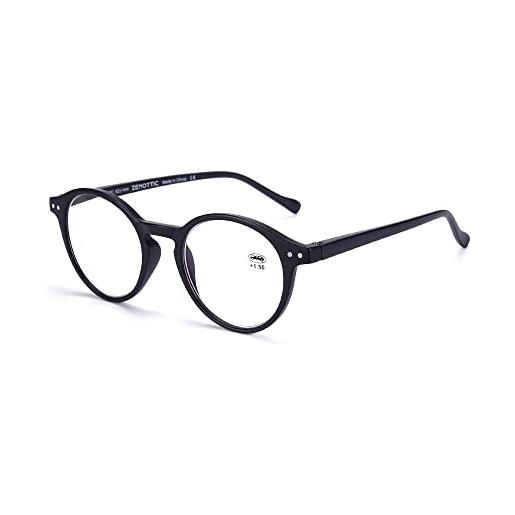 Occhiali Ovali Da Vista Occhiali Da Vista Tondi Vintage - Montatura Trasparente Unisex MOSTAR Occhiali Vista Tondi Vintage - Foto 9