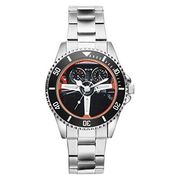 KIESENBERG Orologio Da Uomo Per Fan Alfa Romeo 147 - Stile Cockpit, Quadrante Ø43mm, Movimento Quarzo, Cinturino In Pelle, Vetro Minerale, L-20843