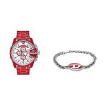 Orologio Diesel rosso