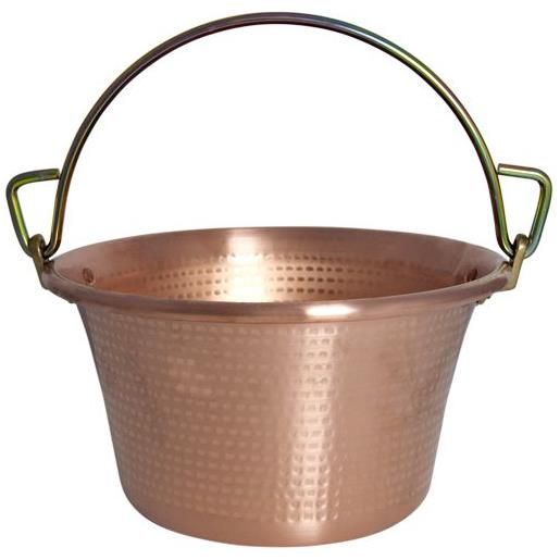 Pentole Agnelli ALMA104B24 Casseruola Altissima in Alluminio con 2