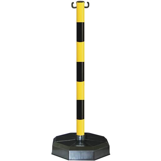 Paletto Flessibile Parcheggio Bianco/rosso 82 Cm - Dissuasore In Plastica Per Catena