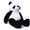 Peluche panda gigante