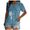 Pantaloncini blu eleganti donna