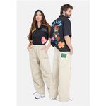 Pantaloni cargo beige uomo