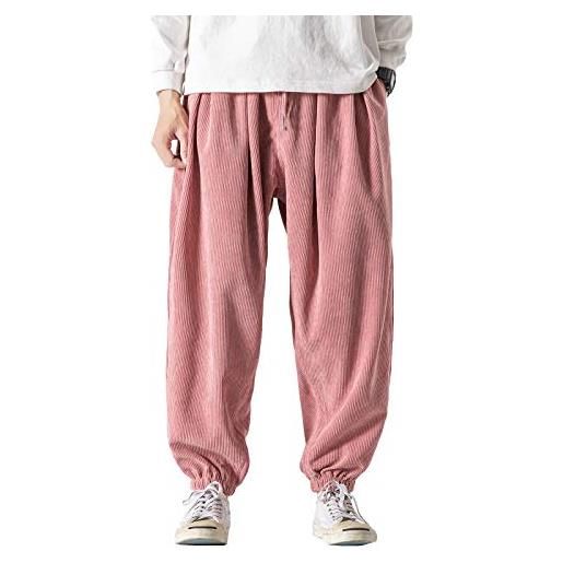 Pantaloni velluto a coste larghe uomo