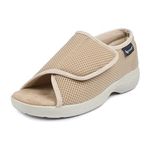 Pantofole con velcro donna