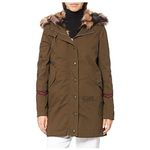 Parka donna verde militare