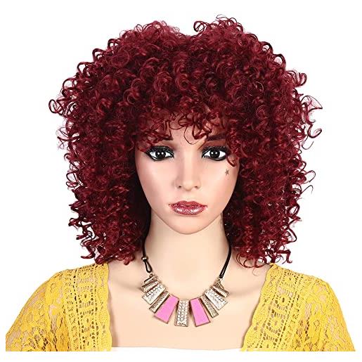 Perruque Avec Bandana Nikita - Couleur Châtain Moyen Mèches Rousses - Longue - Synthétique - Neuf Avec étiquettes
