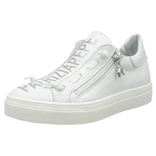 PATRIZIA PEPE Sandalo econappa bianco-silver
