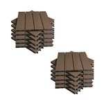 Piastrelle plastica giardino