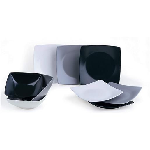 Piatto Quadro Grande STOR Terra – Nero, Riutilizzabile, Senza BPA, 100% Originale - 4