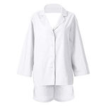 Pigiama bianco donna