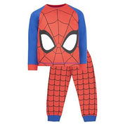 Pigiama Ufficiale Marvel Spiderman Per Bambini - Da 2 A 7 Anni, Taglia 3-4 Anni, Blu