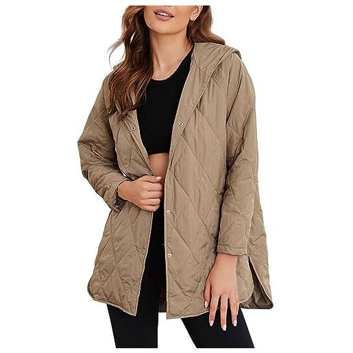 Giacca Piumino Lungo Donna ZiXing – Ultra Leggera E Calda, Cappotto Invernale Con Cappuccio