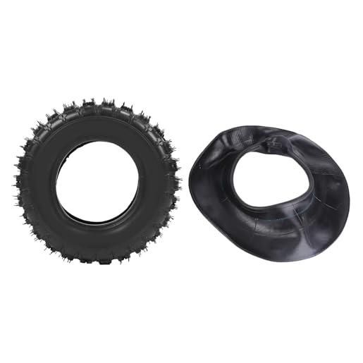 Set Di 4 Pneumatici Per Go Kart E Scooter A 4 Ruote: 2 Anteriori 13x5.00-6 E 2 Posteriori 4.10-6 Con Camere D'Aria