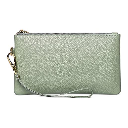 Lovesome Pochette Da Polso Donna - Piccola Tracolla In Similpelle Con Cerniera - 21.6x12.7x1.3 Cm - 2