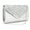 Pochette donna elegante argento