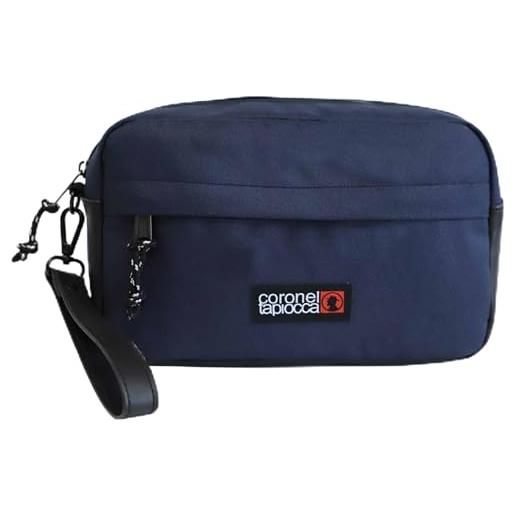 Pochette Uomo In Pelle Sintetica Aideal - Borsetta Da Polso Multifunzione, Portacellulare, Marrone - Foto 4