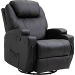 Poltrona pelle nera