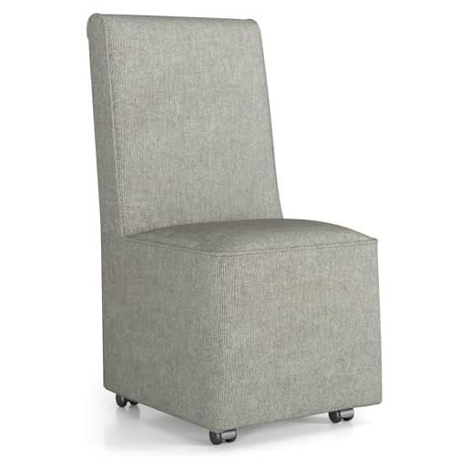 Sedia Da Ufficio Yaheetech Bianca, Senza Braccioli, Reclinabile E Regolabile In Altezza – Fino A 136 Kg, Design Moderno E Comodo!