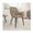 Poltrona velluto beige