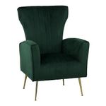 Poltrone velluto stile vintage