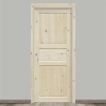 Porta scorrevole legno grezzo