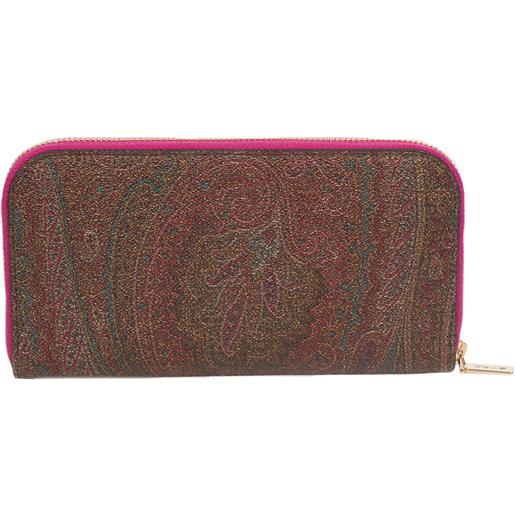 Portafogli Donna Portafoglio Etro Tessuto Etro Portafoglio In