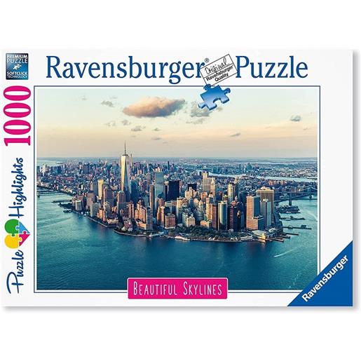 Ravensburger Puzzle 1000 Pezzi Panorama – Ponte Di Brooklyn, New York, Formato Speciale 23,5x38 Cm - 2