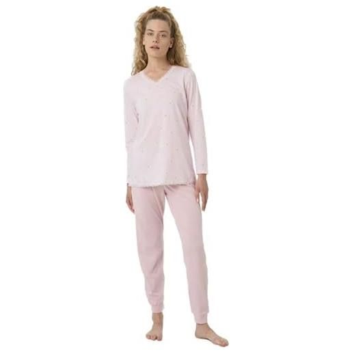 Pigiama donna pinocchietto fiorellini grigio manica corta bello comodo