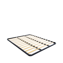 DUÉRMETE ONLINE Confezione Risparmio Letto Completo con Materasso viscoelastico Lite Viscogel + Rete a doghe Larghe + Gambe filettate, 160x200