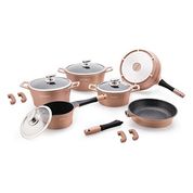Basics Batteria da cucina, 15 unità con rivestimento