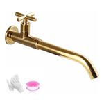Rubinetti bagno dorati