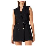Salopette nera donna