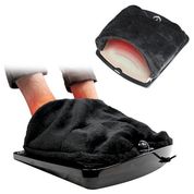 Scaldapiedi elettrico Cuscino riscaldante per piedi Accogliente fodera in pile Hick Peluche Scaldapiedi Cuscino termico Calore Piedi più caldi Stivali Scarpe per uomo Donna Home Office(blu