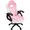 Sedia gaming rosa