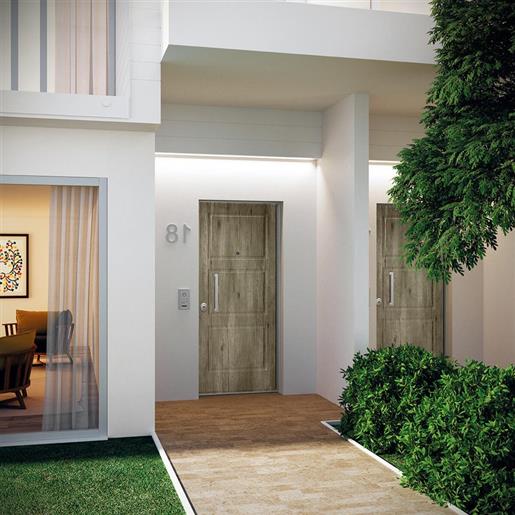 Bocchetta Rosetta Per Cilindro Europeo - Ottone Lucido 82x62mm | Con Viti | Per Porte Blindate