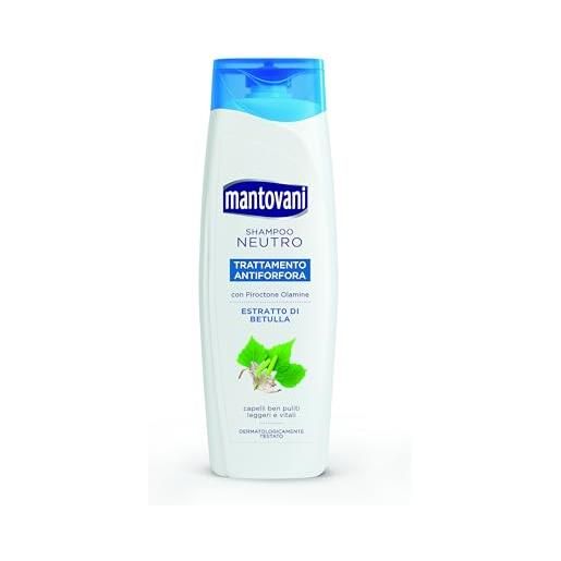 Mantovani Shampoo Für Glattes Haar – 400 Ml Mit Nussöl, Ohne Parabene Und Farbstoffe