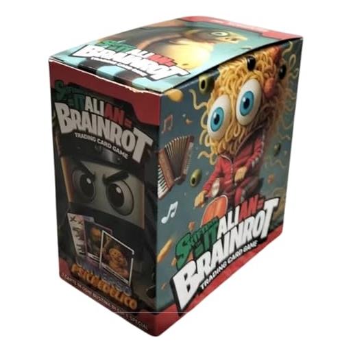 Skifidol Brainrot Trading Card Game - Super Box 30 Bustine Allucinazione Cosmica