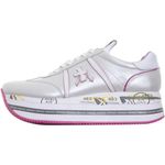 Sneakers donna alte pelle