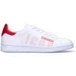 Sneakers bianche e rosse