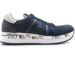 Sneakers donna blu pelle