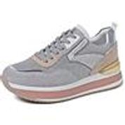 QUEEN HELENA Sneakers Platform Con Perle Donna - Scarpe Ginnastica Casual X32-13 - 4
