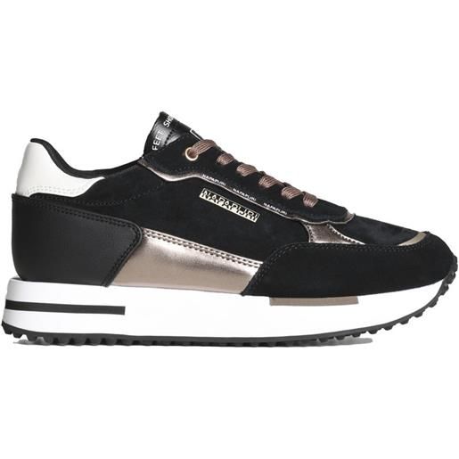 NAPAPIJRI Scarpe Donna Sneakers Hazel in Pelle NP0A4H7A Black
