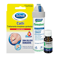 Soluzioni per micosi, verruche e calli