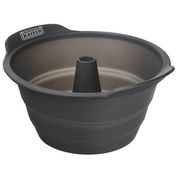 SILIVO Stampo per gugelhupf, in silicone, 23 cm, 9 pollici, antiaderente, in silicone, per Gugelhupf